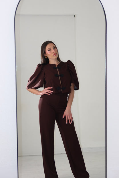 Conjunto Cayetana Marrón