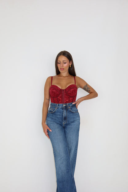 Corset Harlow Granate