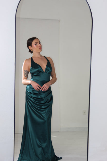 Vestido Euphoria Verde Botella