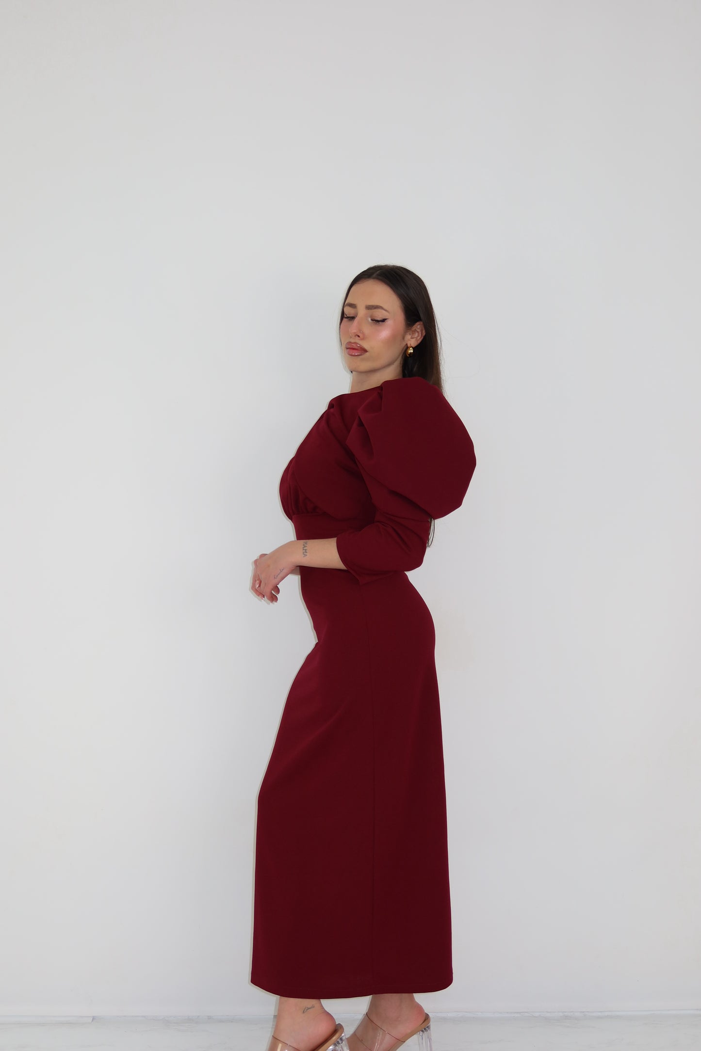 Vestido Arisbeth Granate
