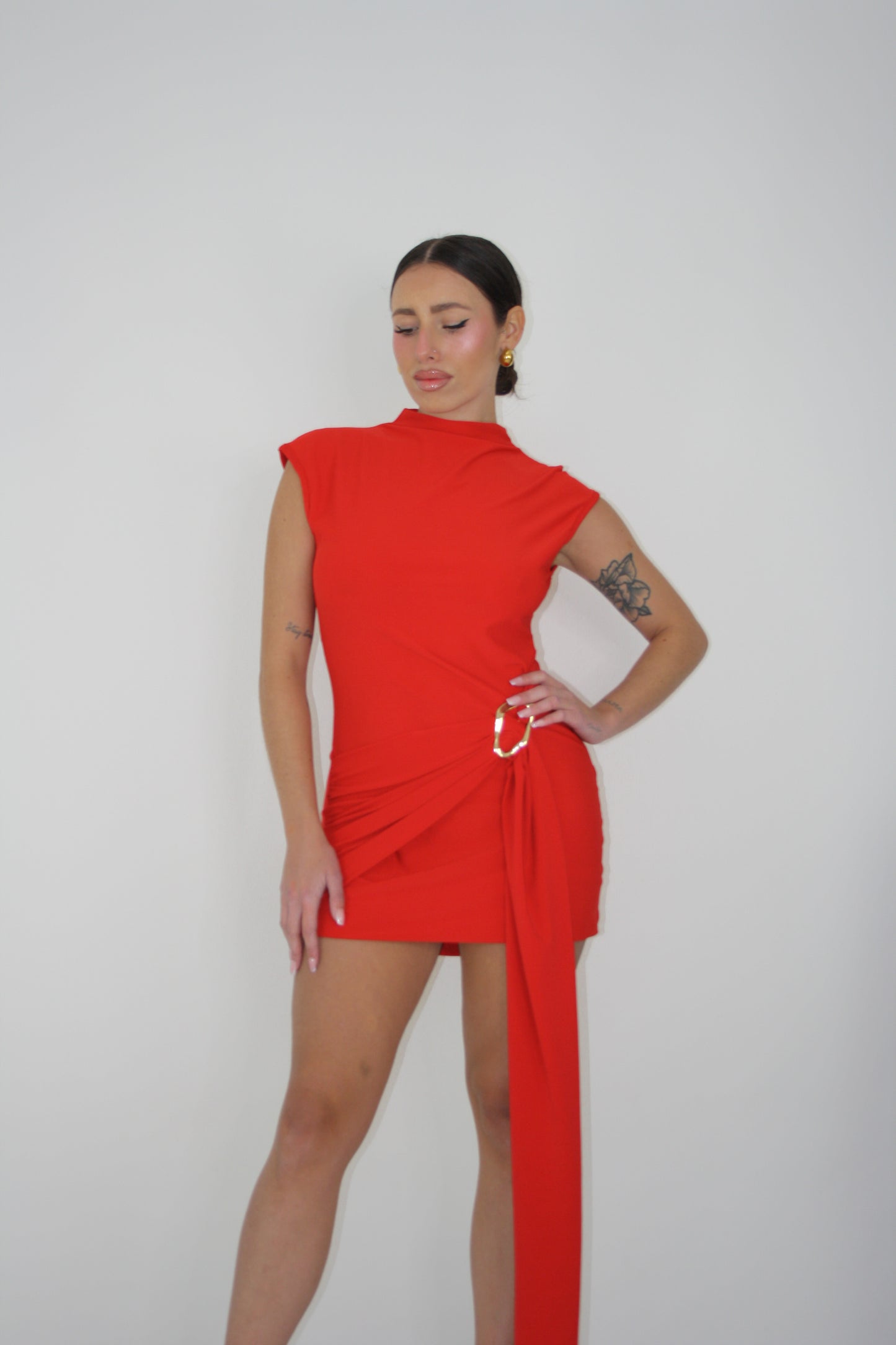 Vestido Leane Rojo