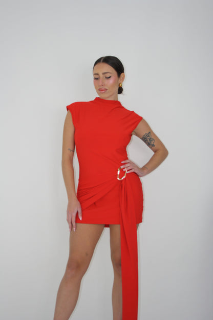 Vestido Leane Rojo