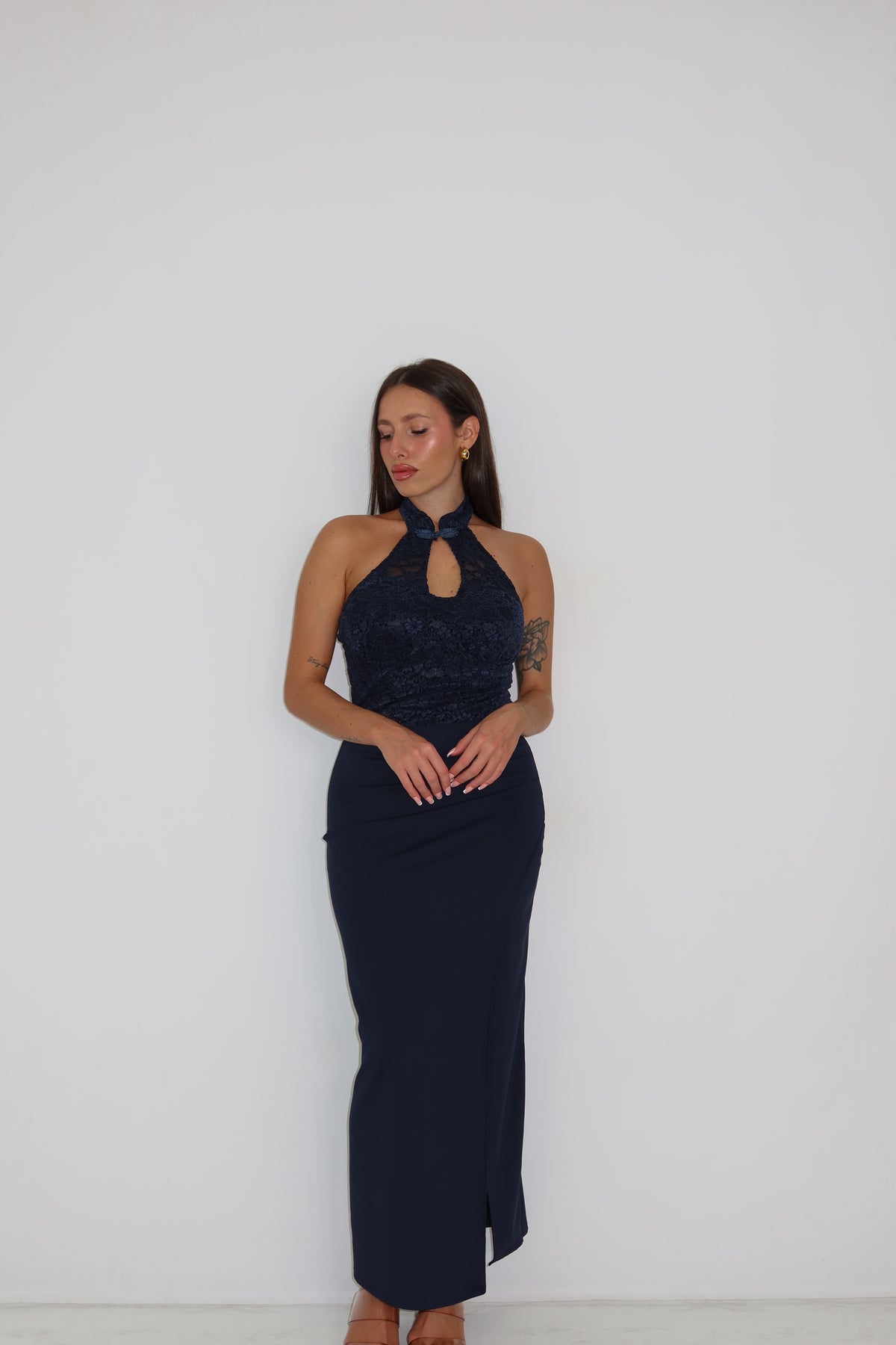 Vestido Seraya Azul Marino