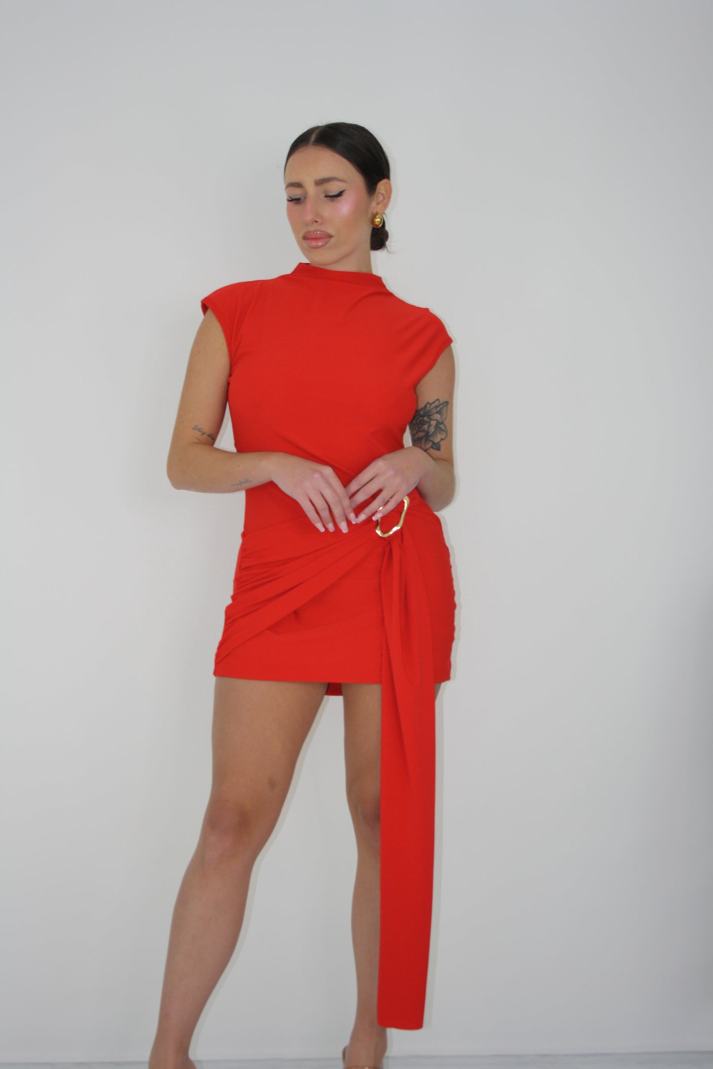 Vestido Leane Rojo