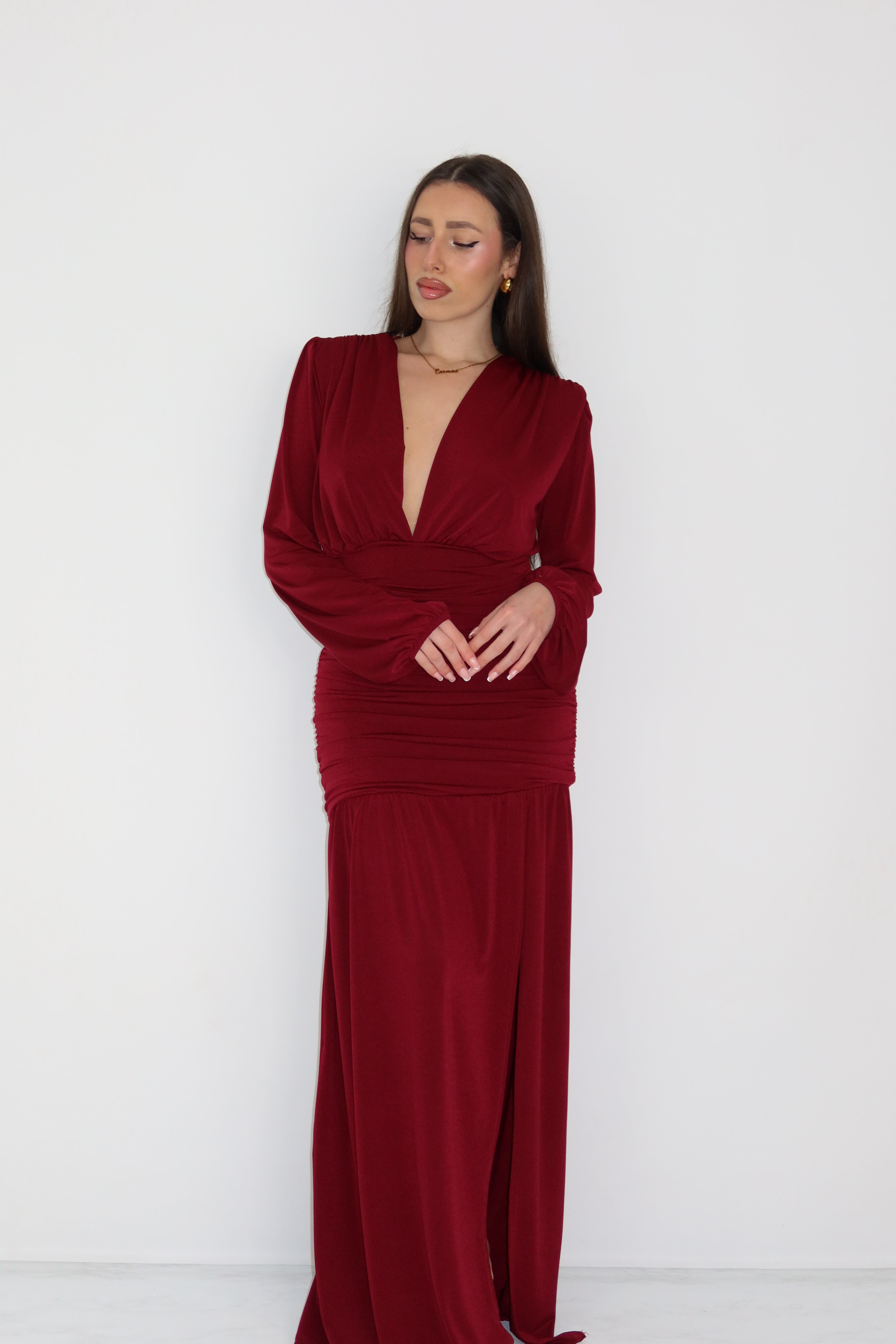 Vestido Lauren Burdeos