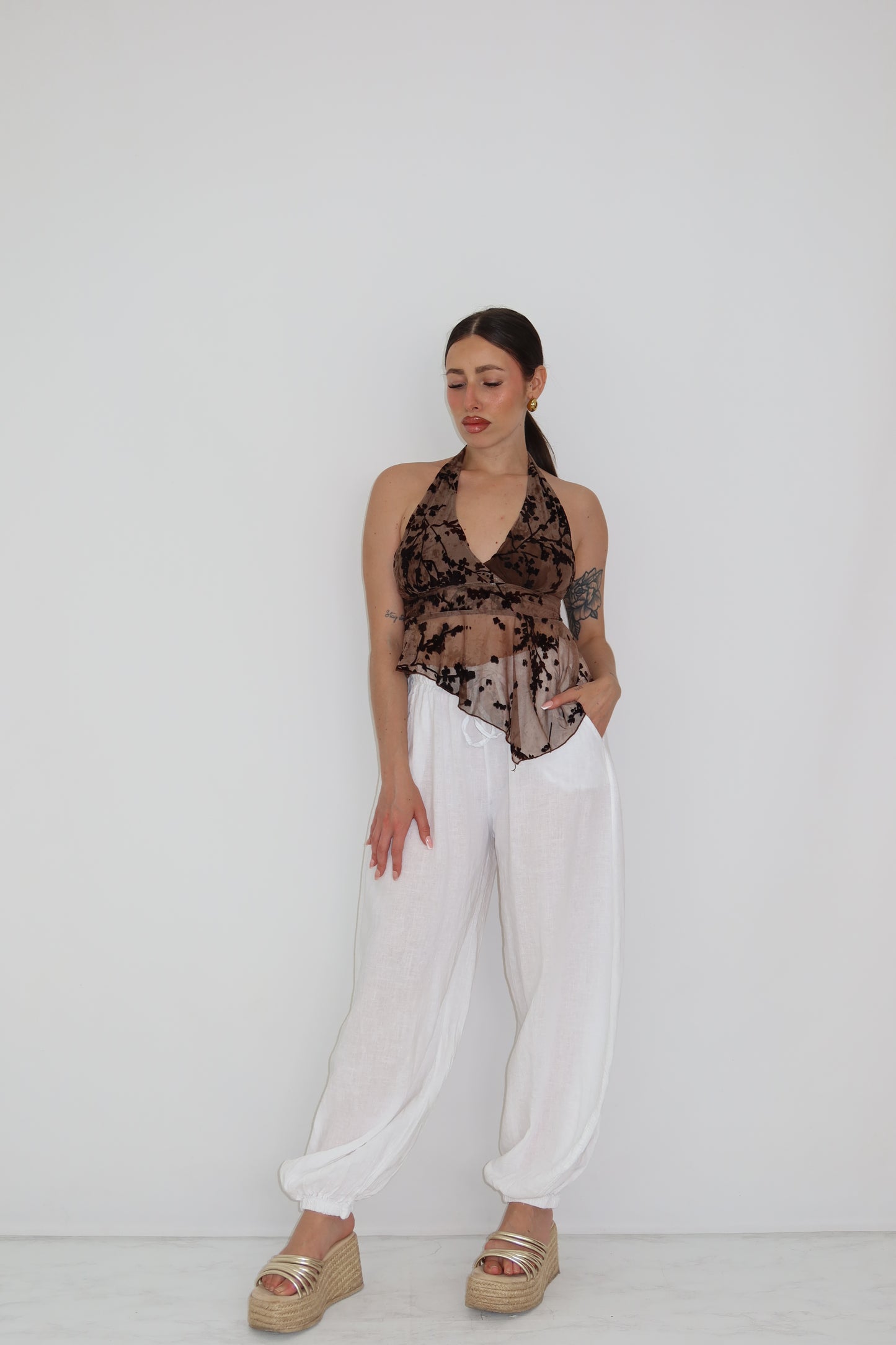 Top Celiah Marrón