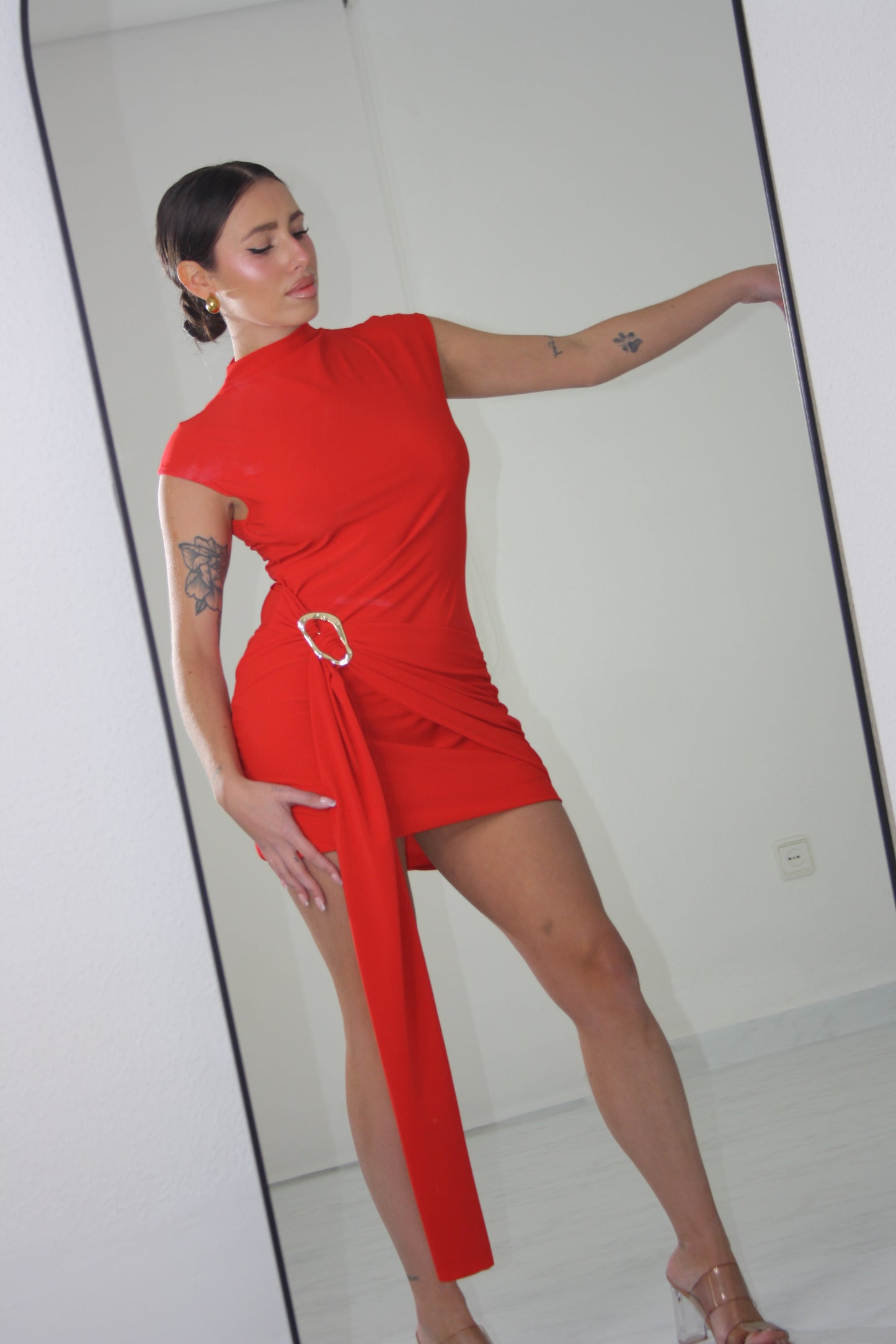 Vestido Leane Rojo