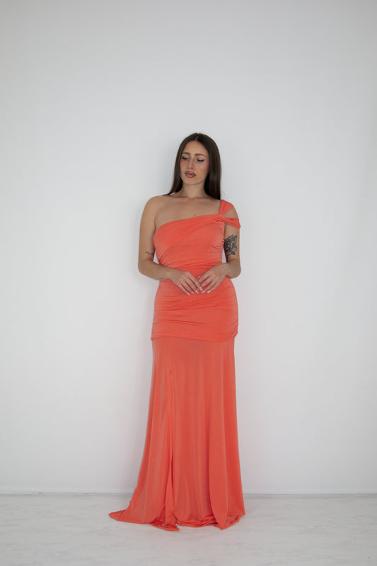 Vestido Tiaré Coral