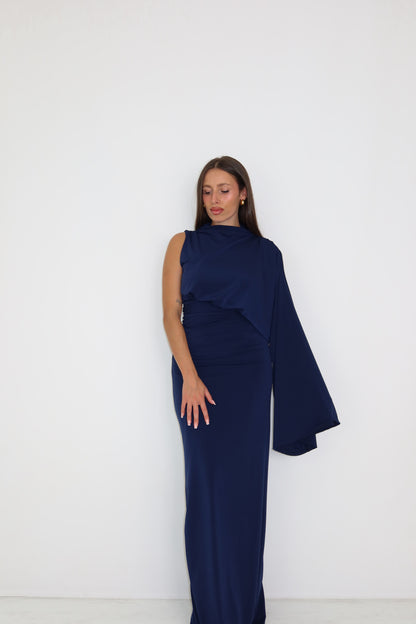 Vestido Luné Azul Marino
