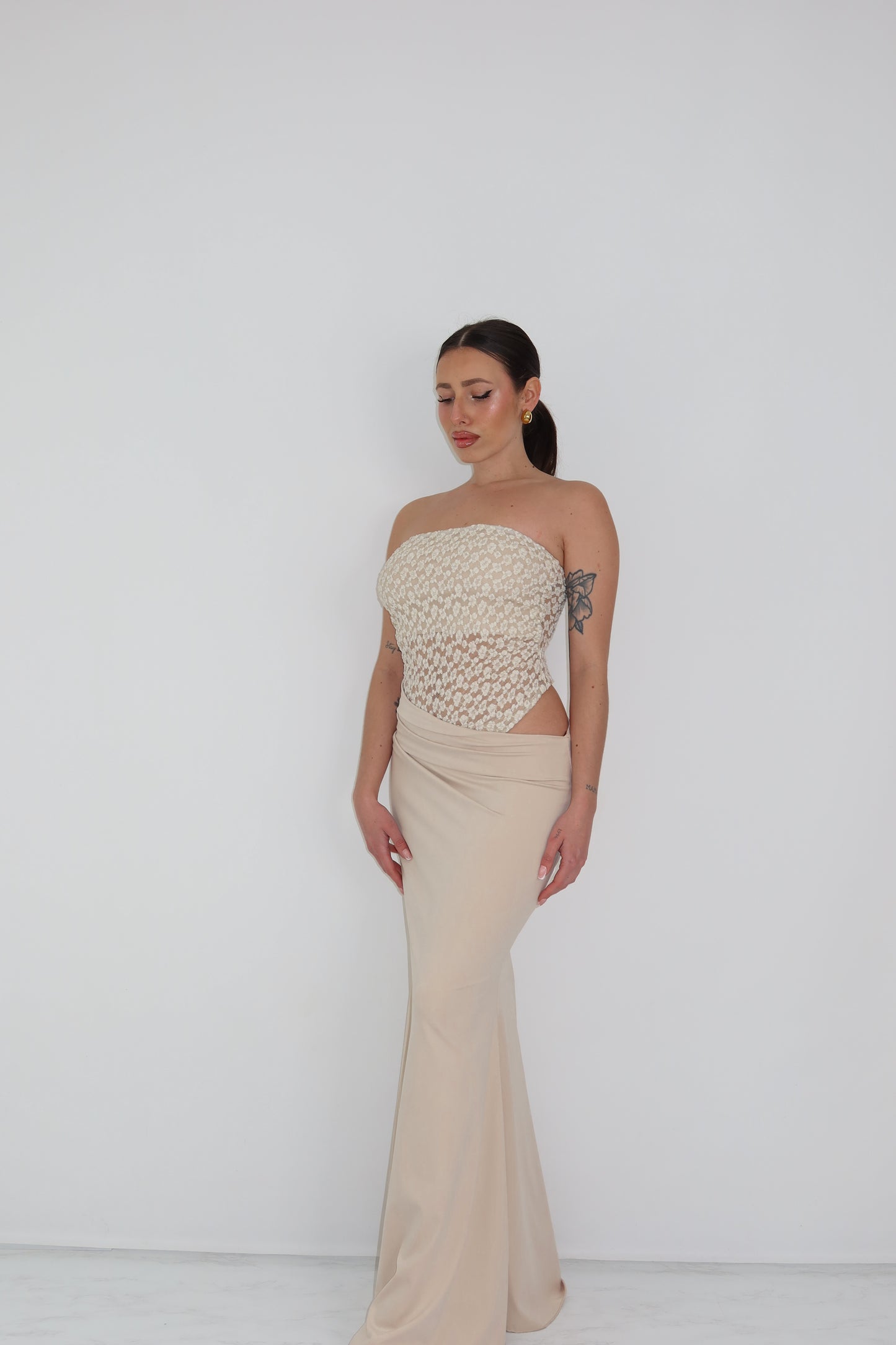 Vestido Libby Beige