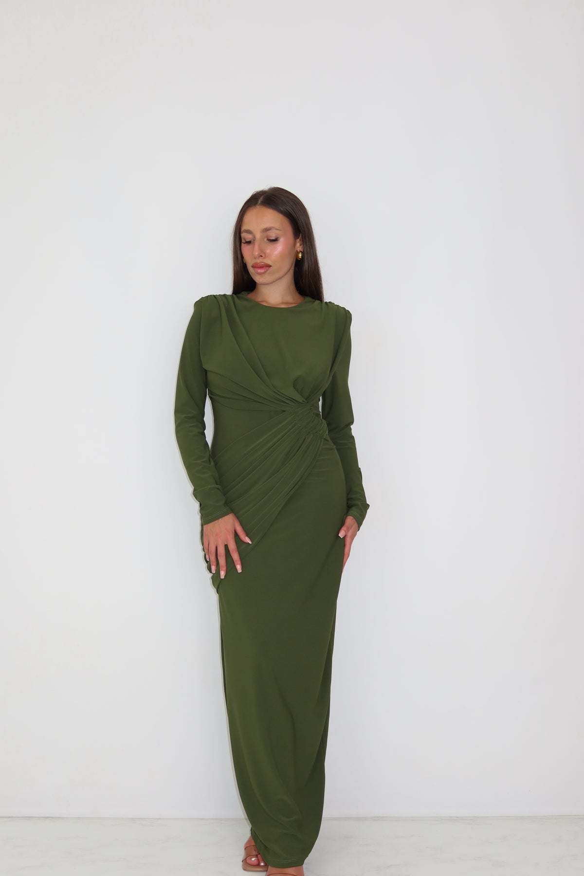 Vestido Vilma Verde Kaki