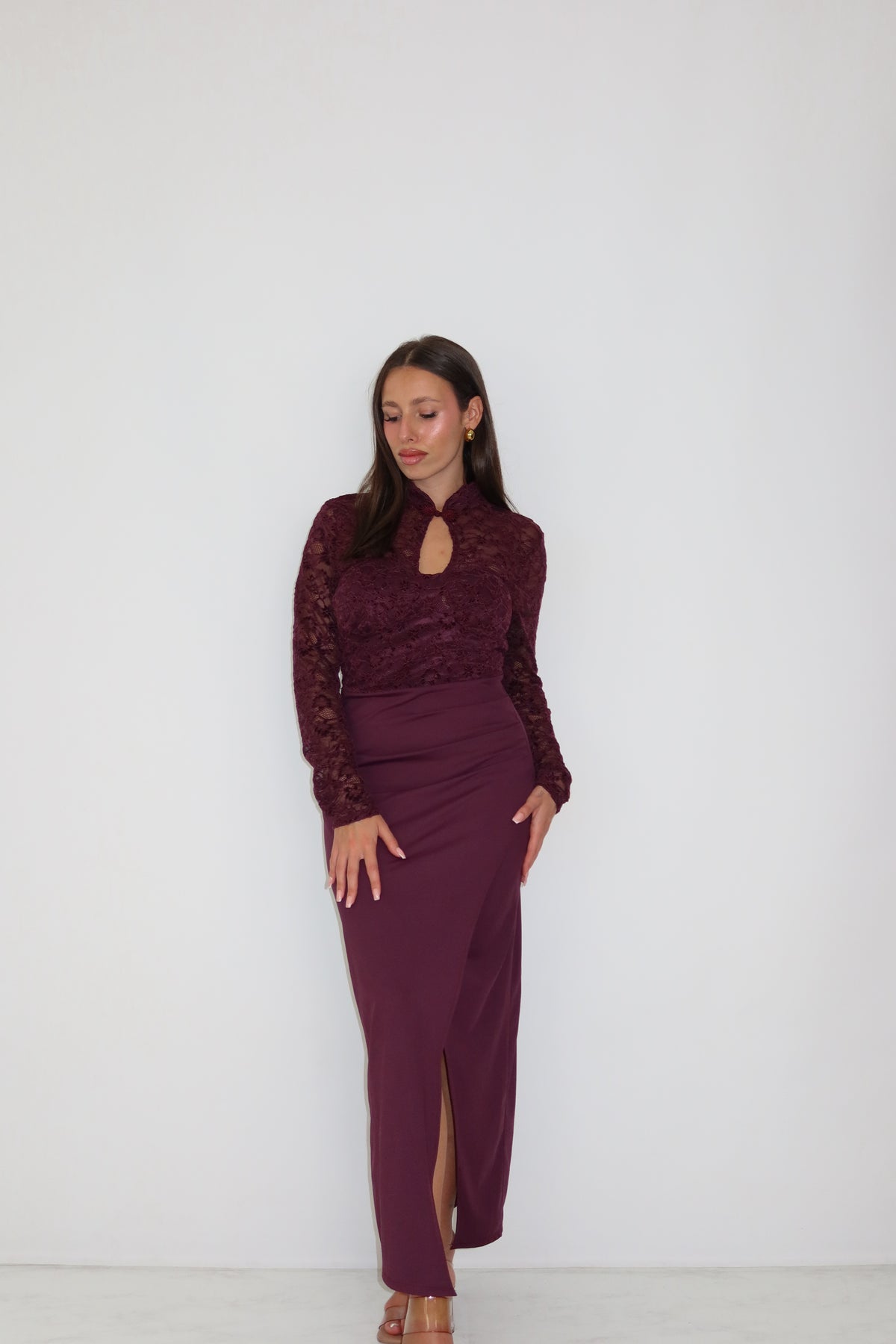 Vestido Elaira Berenjena