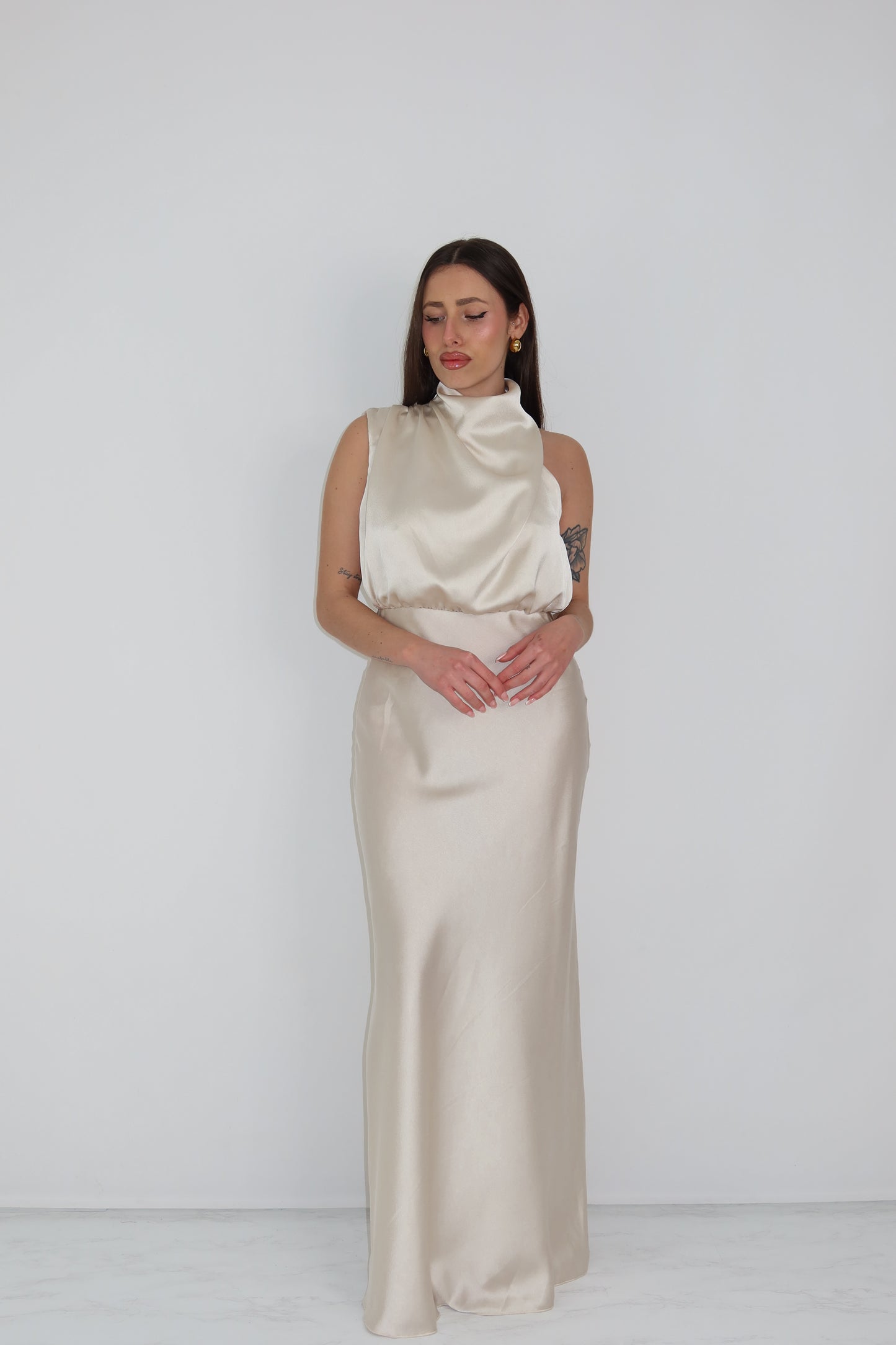 Vestido Lenna Beige