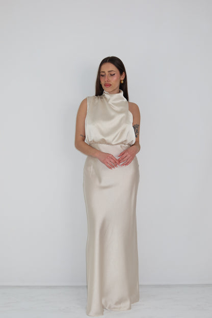 Vestido Lenna Beige