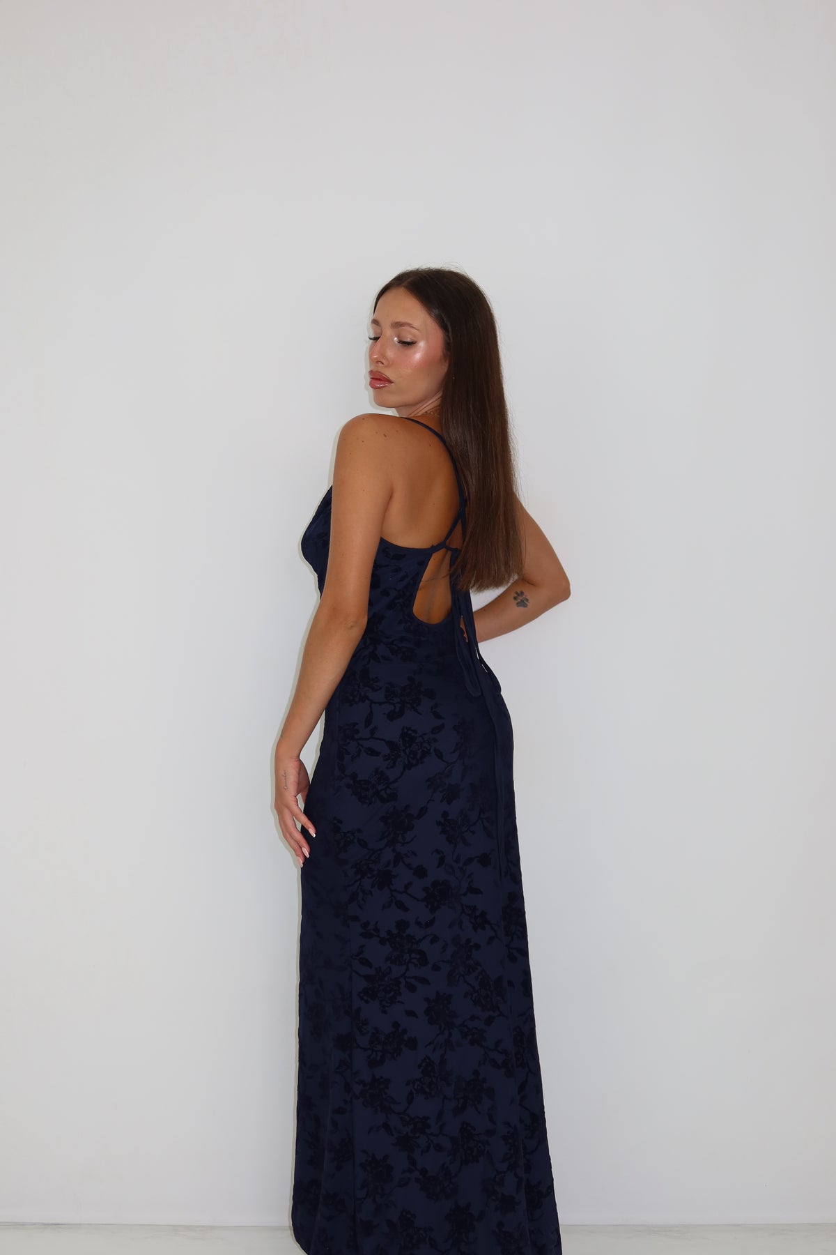 Vestido Gianna Azul Marino