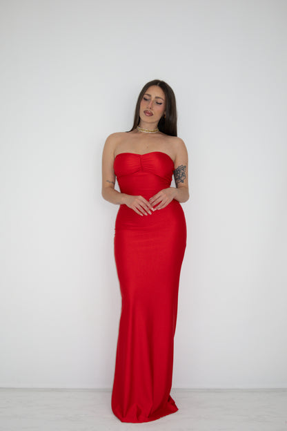 Vestido Agnes Rojo