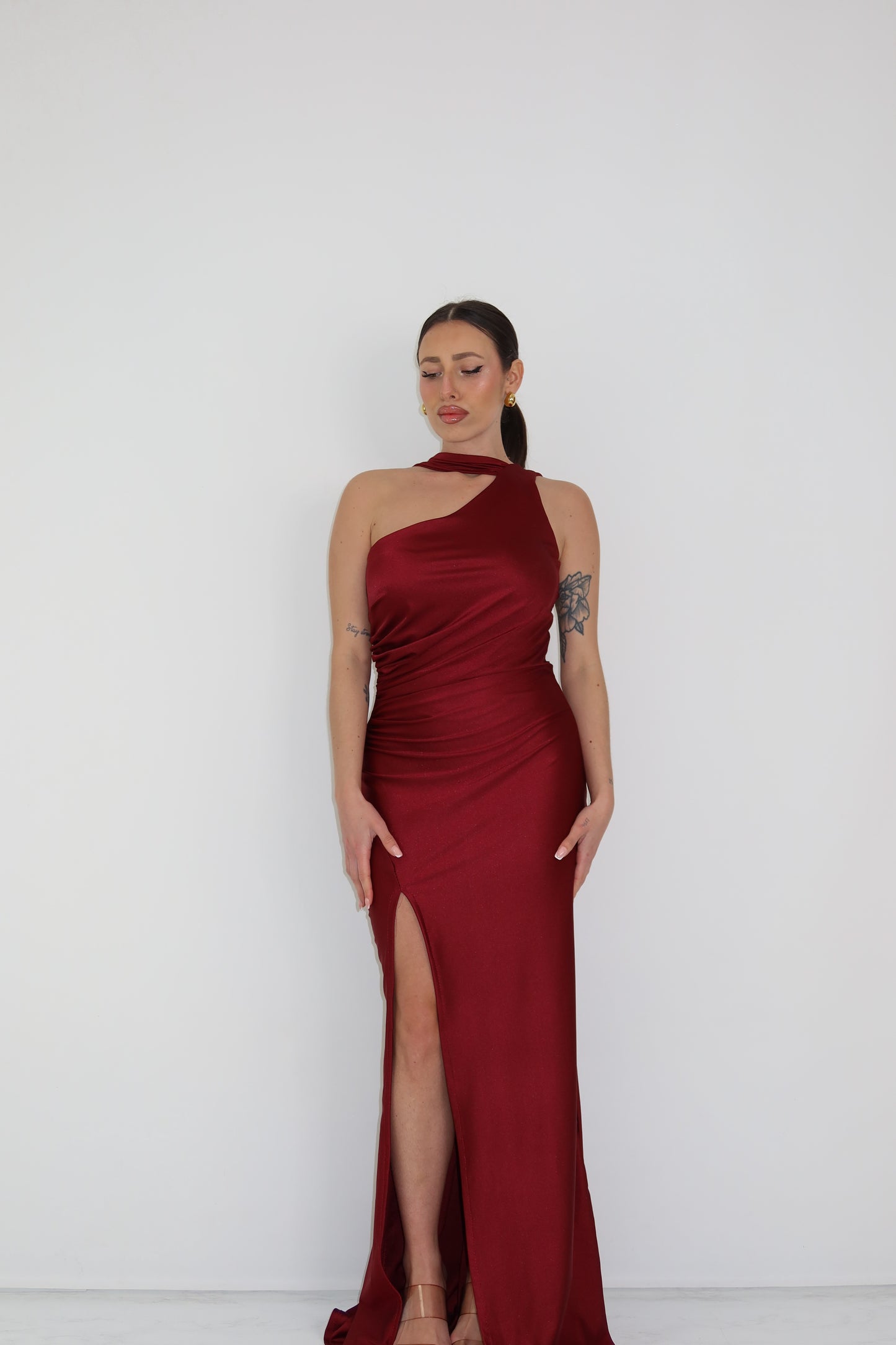 Vestido Maisah Granate