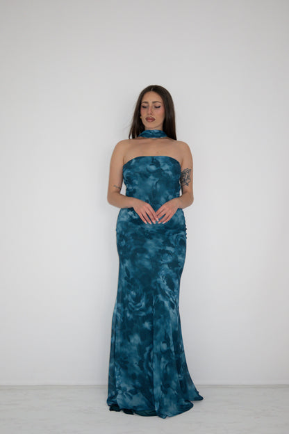 Vestido Alexia Petróleo