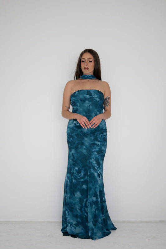 Vestido Alexia Petróleo