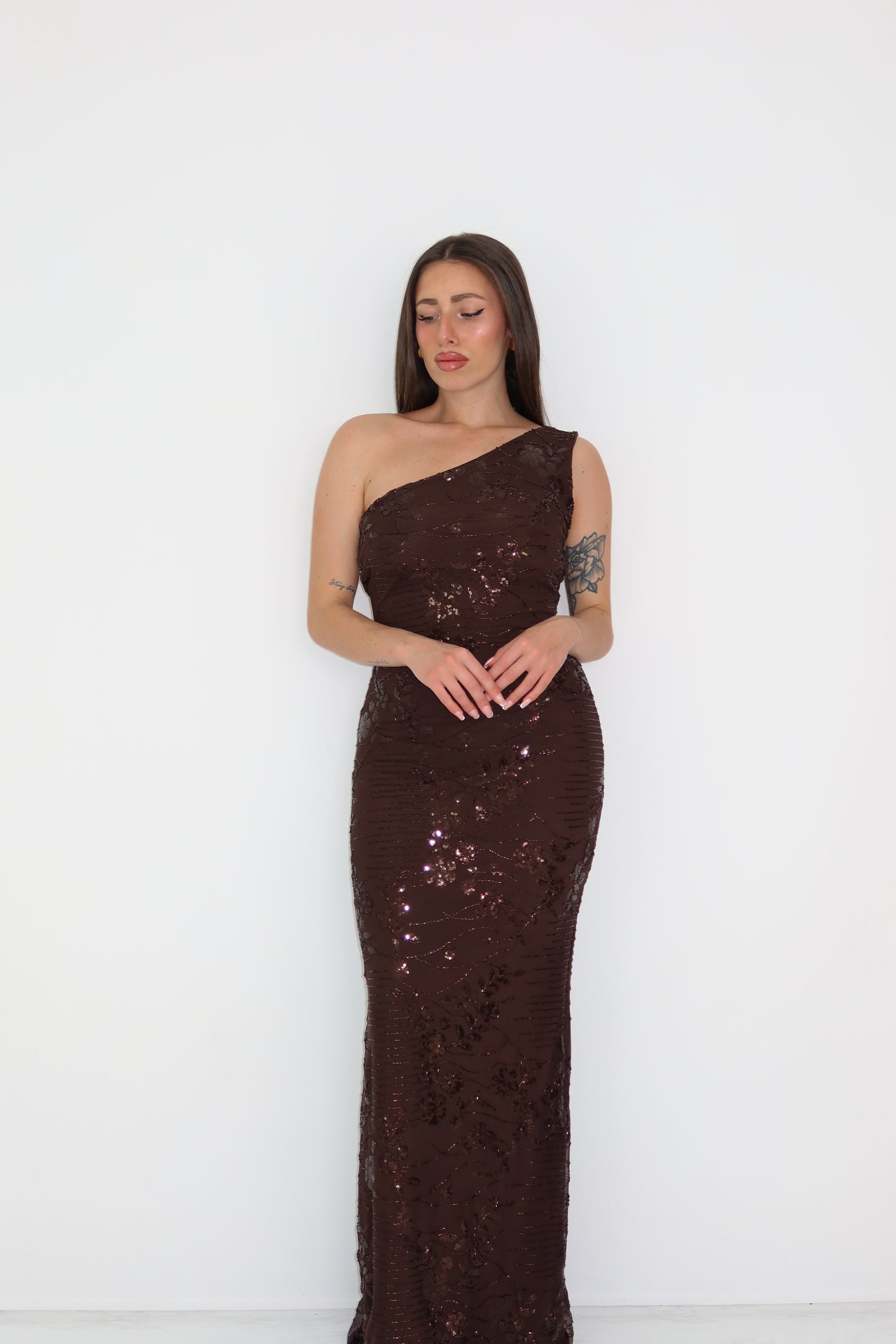 Vestido Aria Marrón
