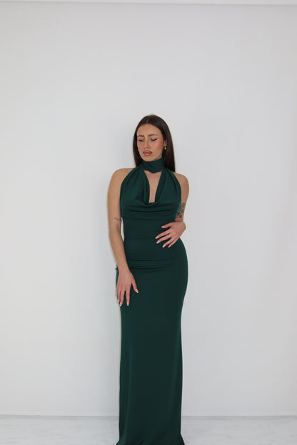 Vestido Thila Verde Garrafa