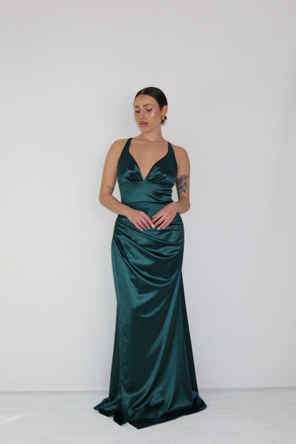 Vestido Euphoria Verde Botella