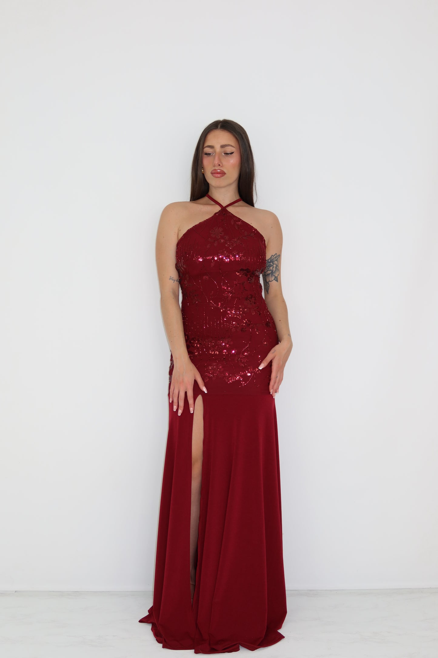 Vestido Naida Granate