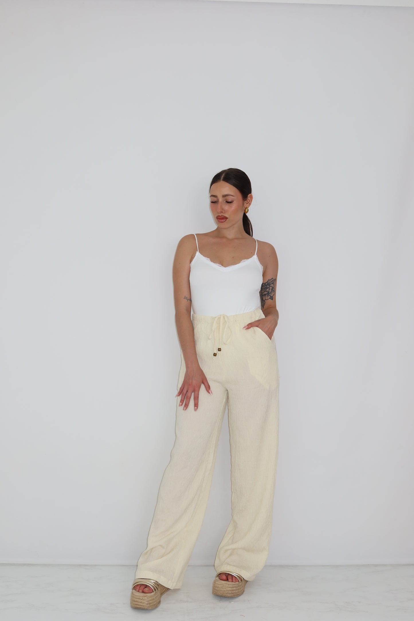 Pantalón Zia Beige