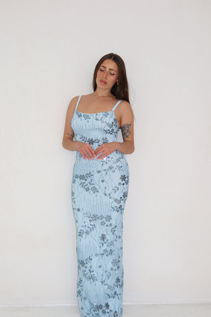 Vestido Galea Azul Celeste