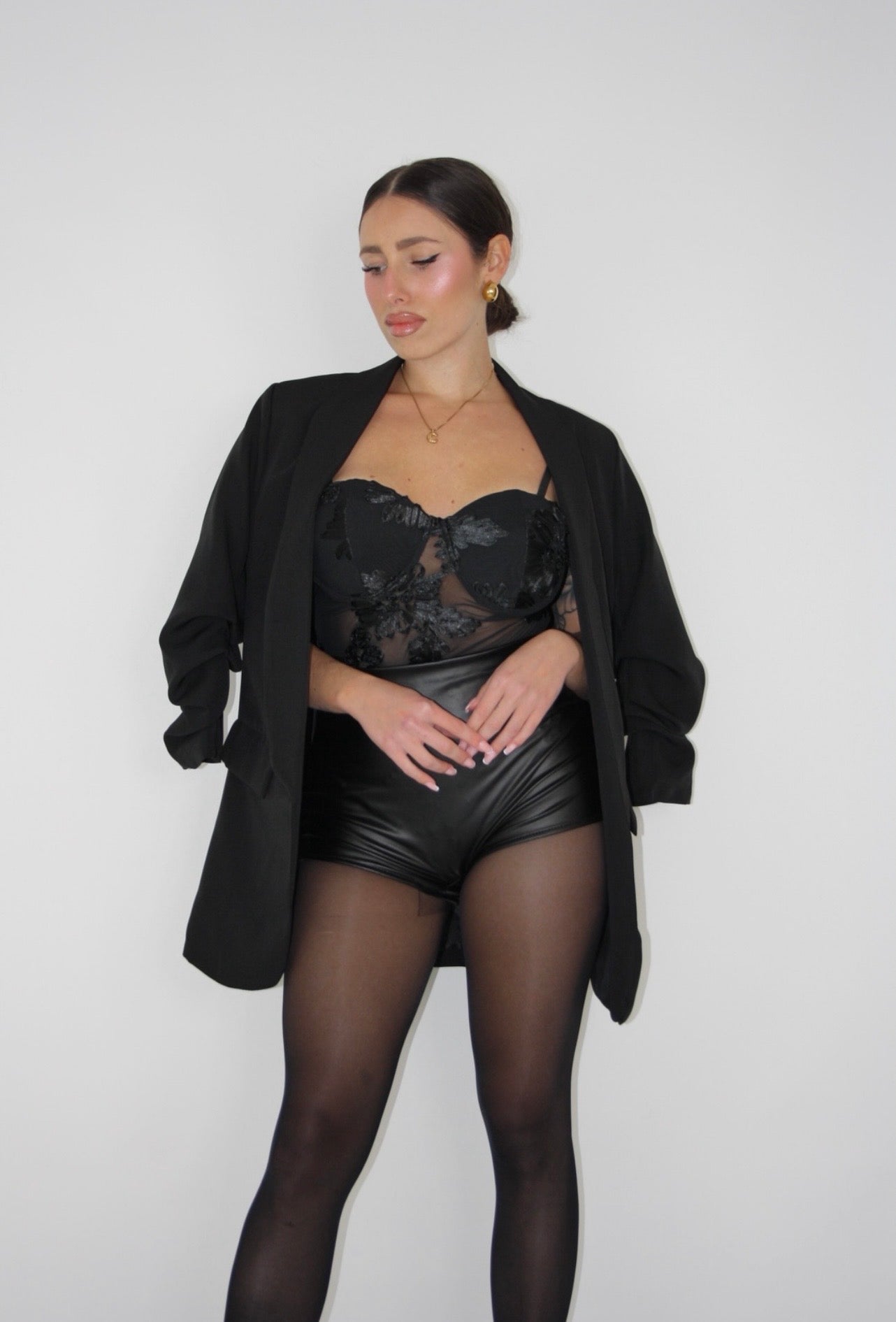 Blazer preto Adina
