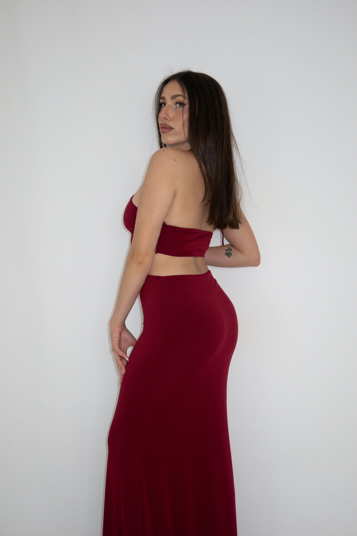 Vestido Lior Granate