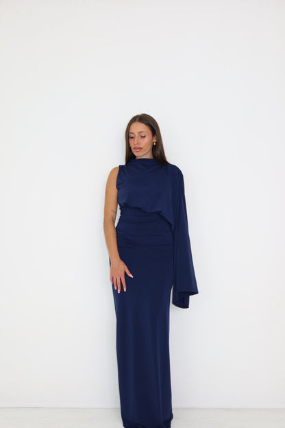 Vestido Luné Azul Marino
