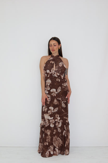 Vestido Nina Marrón