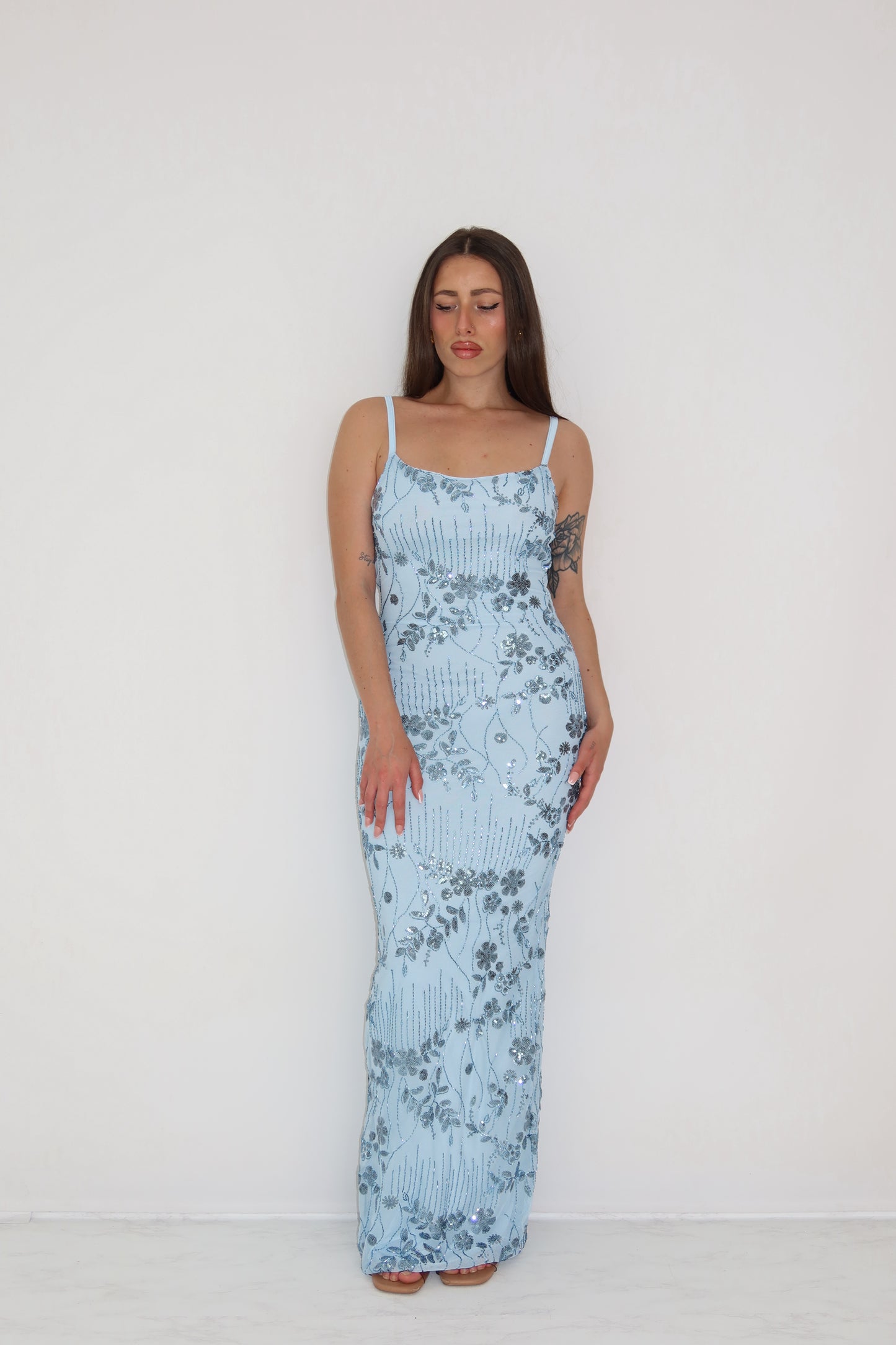 Vestido Galea Azul Celeste