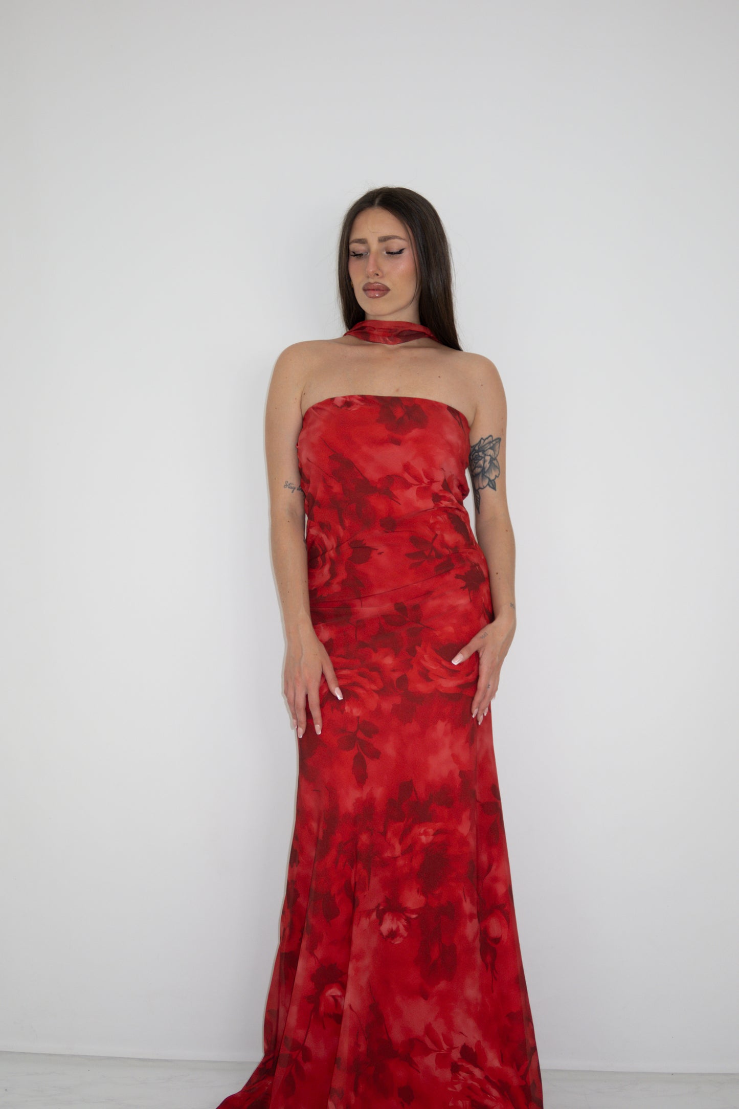 Vestido Alexia Granate