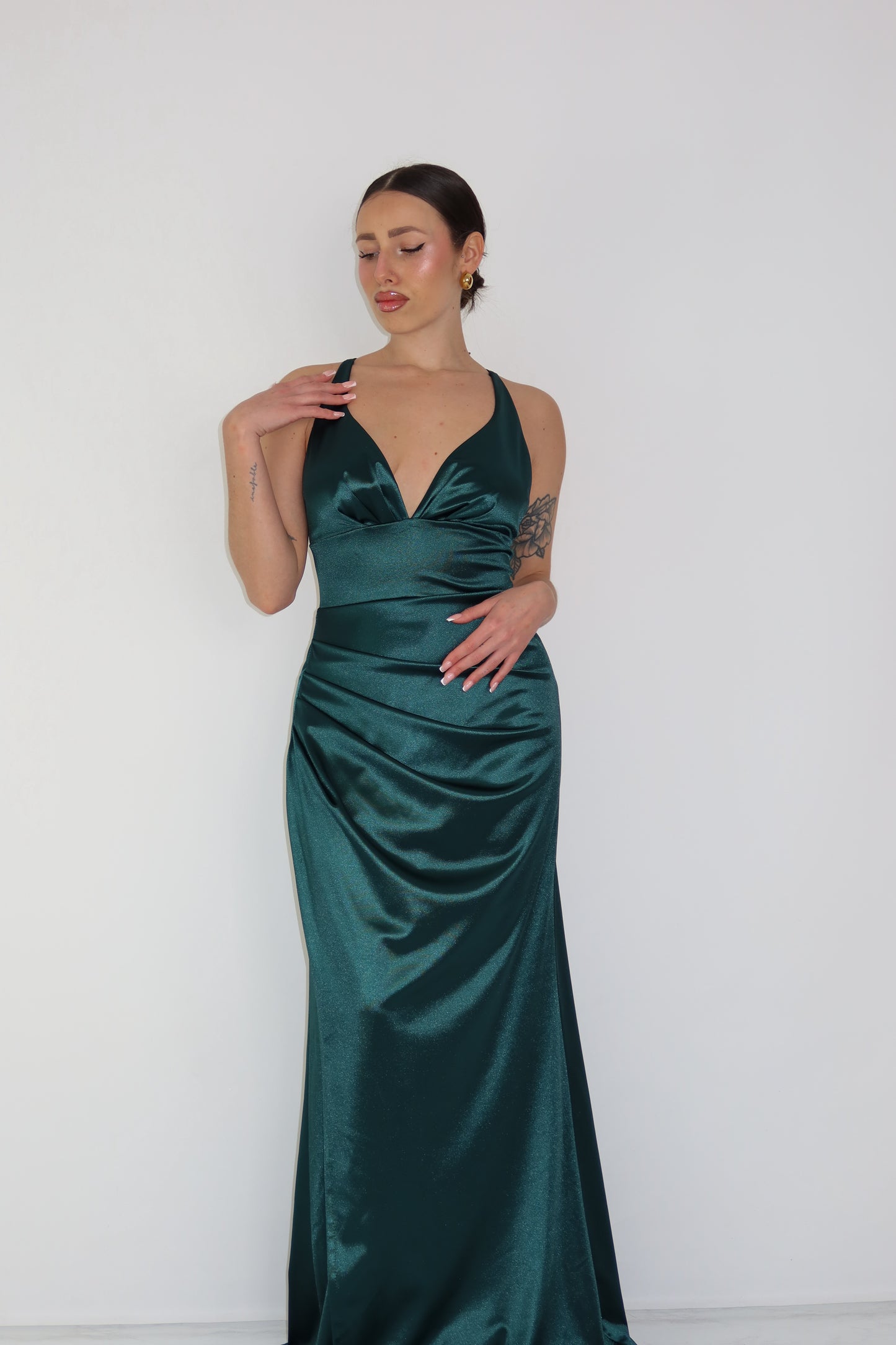 Vestido Euphoria Verde Botella