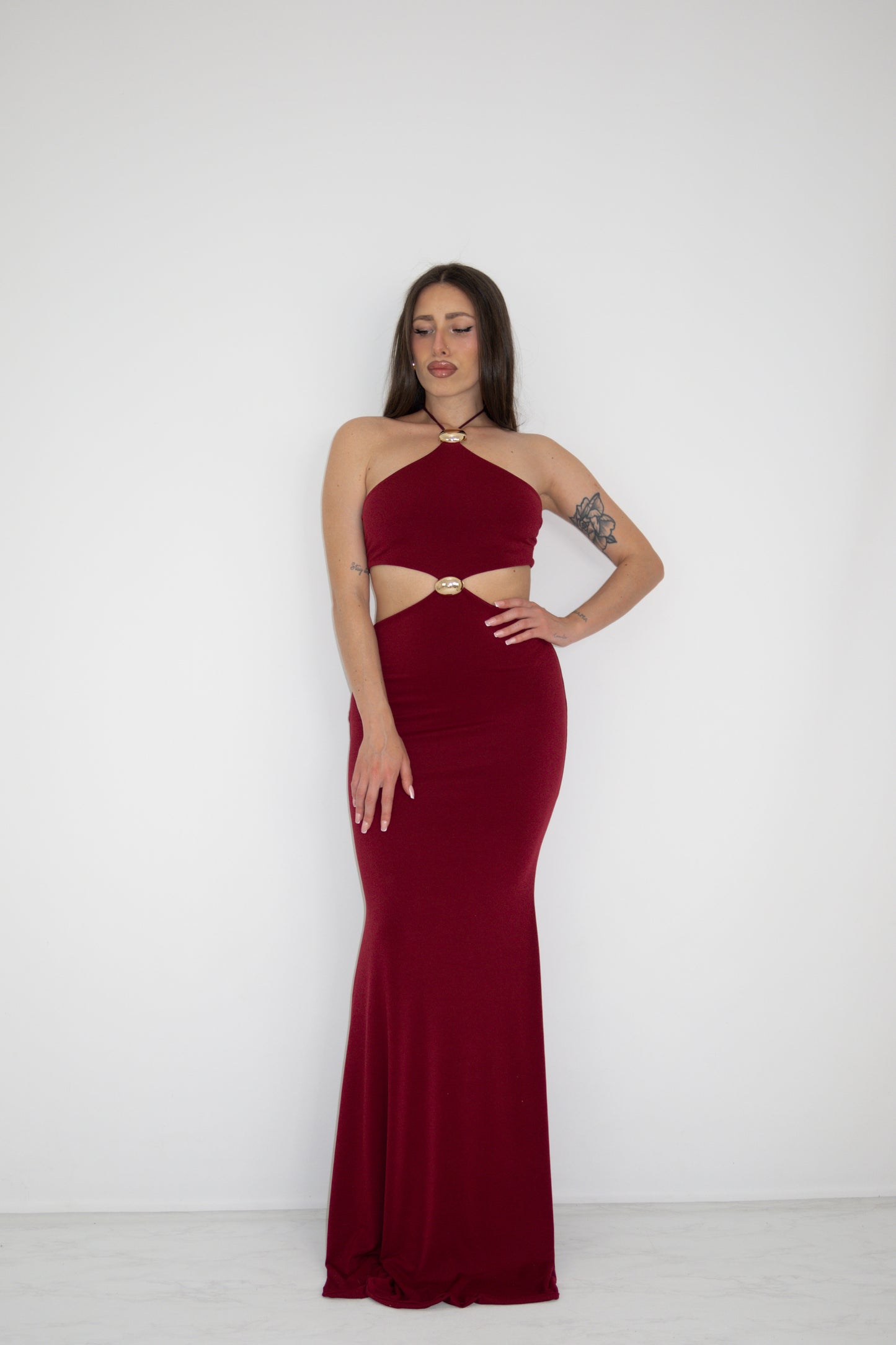 Vestido Lior Granate