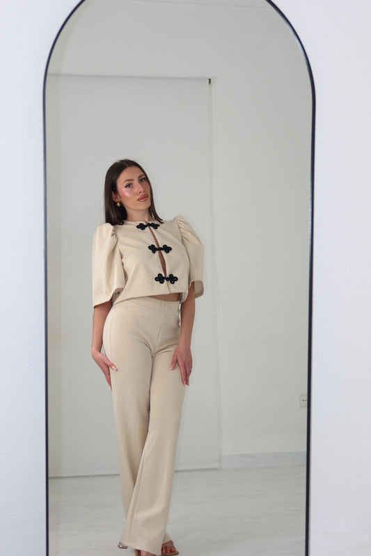 Conjunto Cayetana Beige