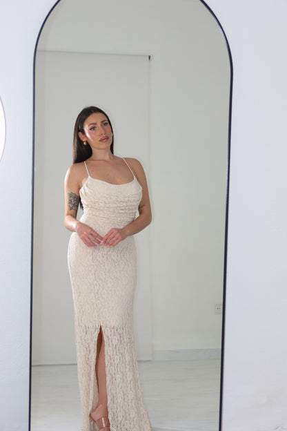 Vestido cru de Deli