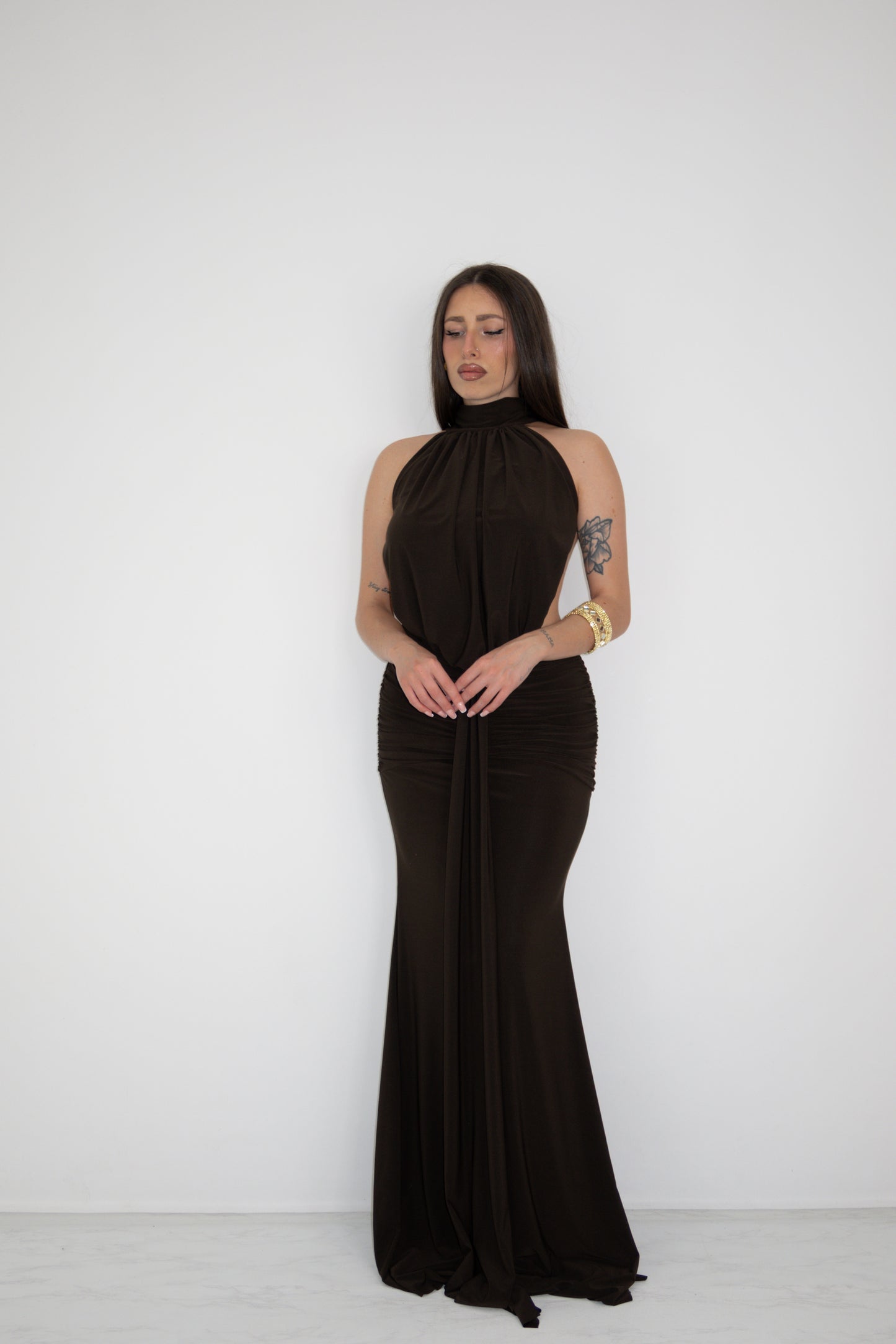 Vestido Gía Marrón