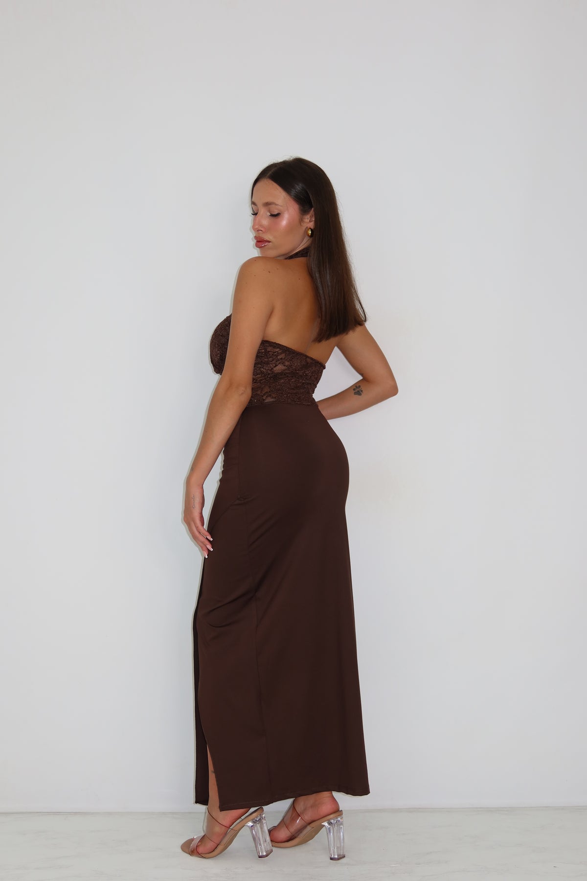 Vestido Seraya Marrón