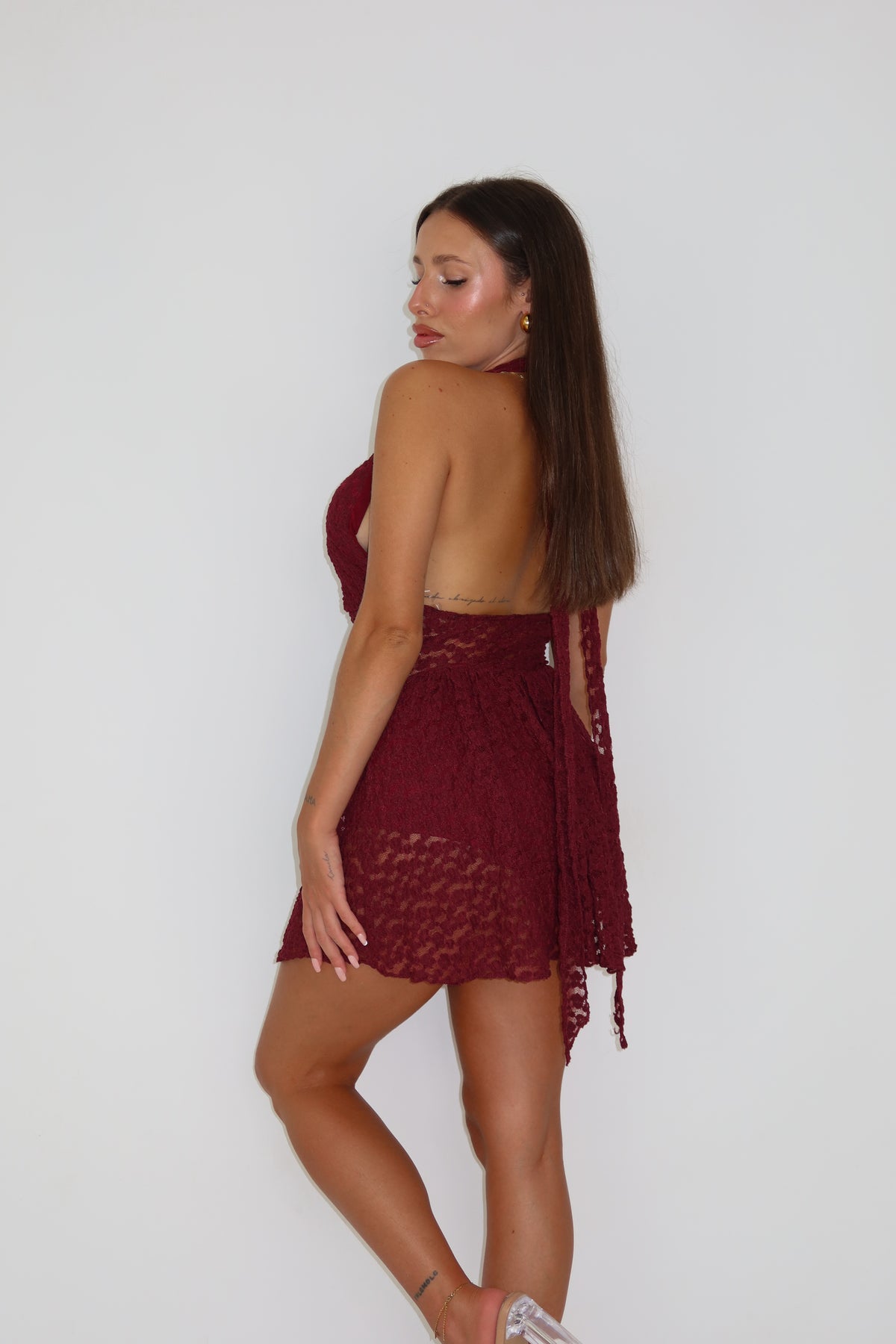 Vestido Adelyn Granate