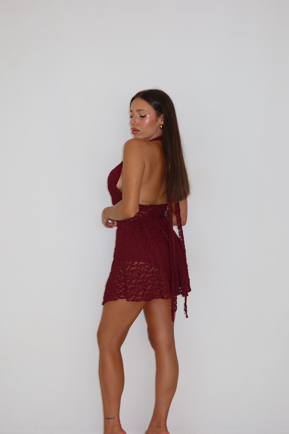 Vestido Adelyn Granate