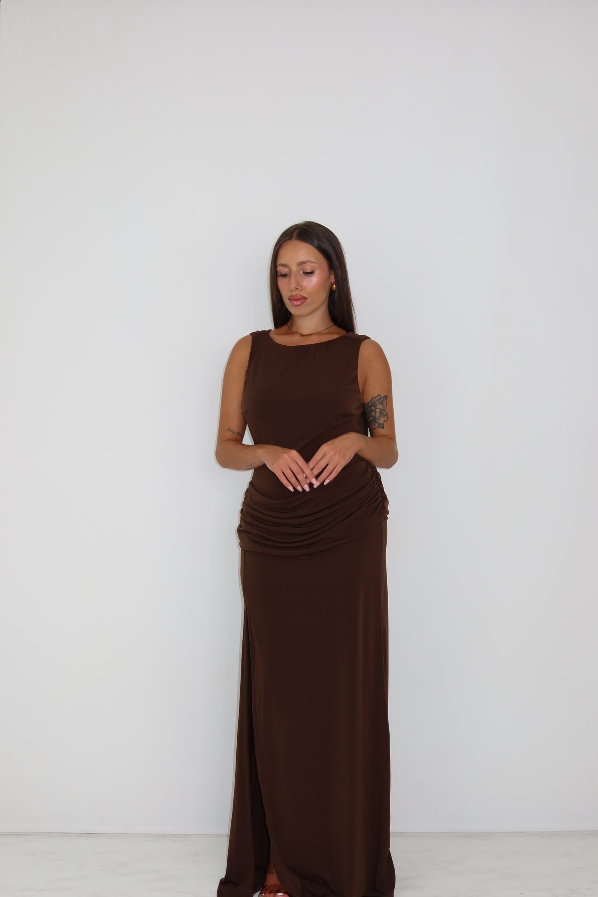 Vestido Kailani Marrón