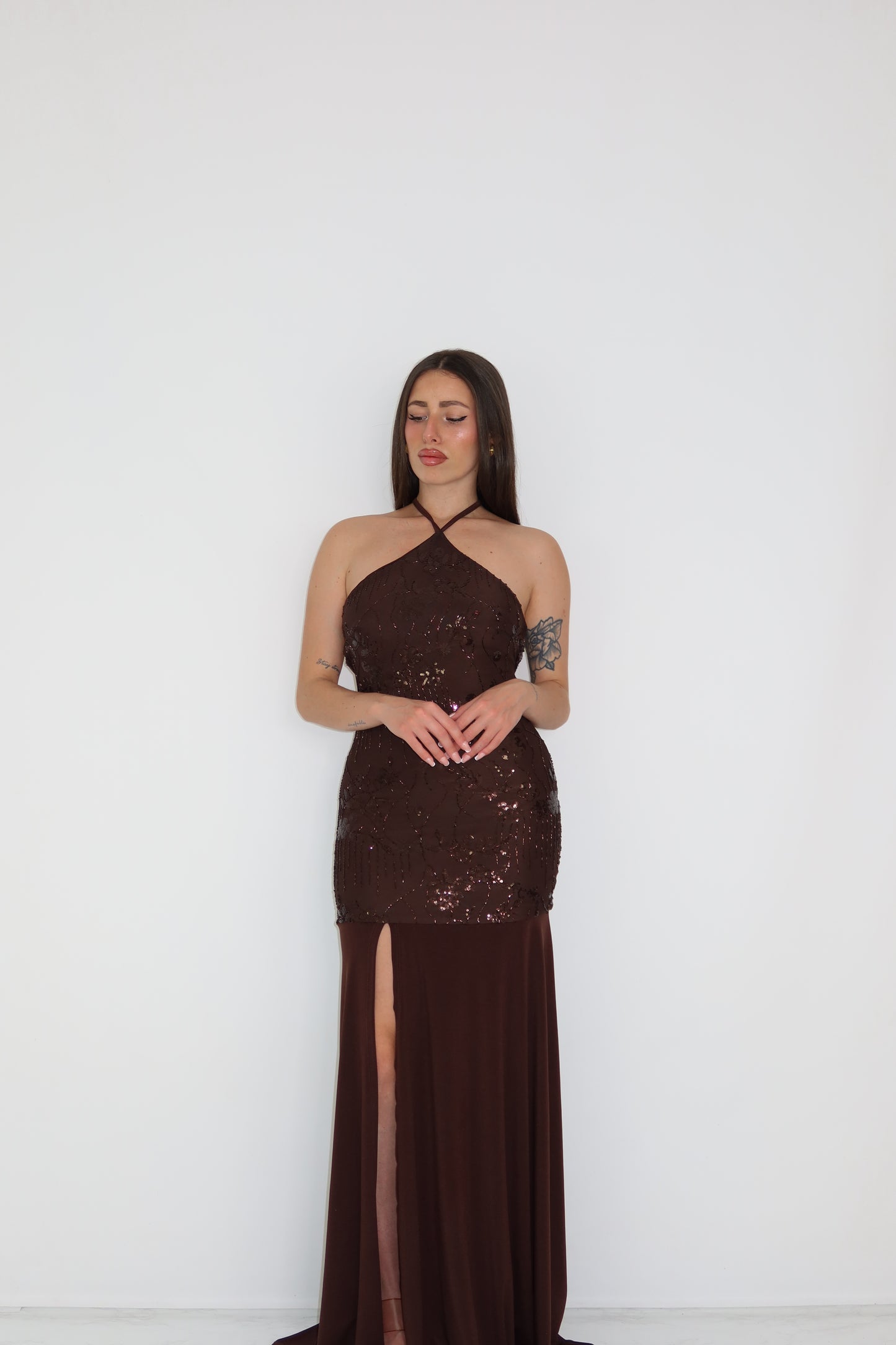 Vestido Naida Marrón