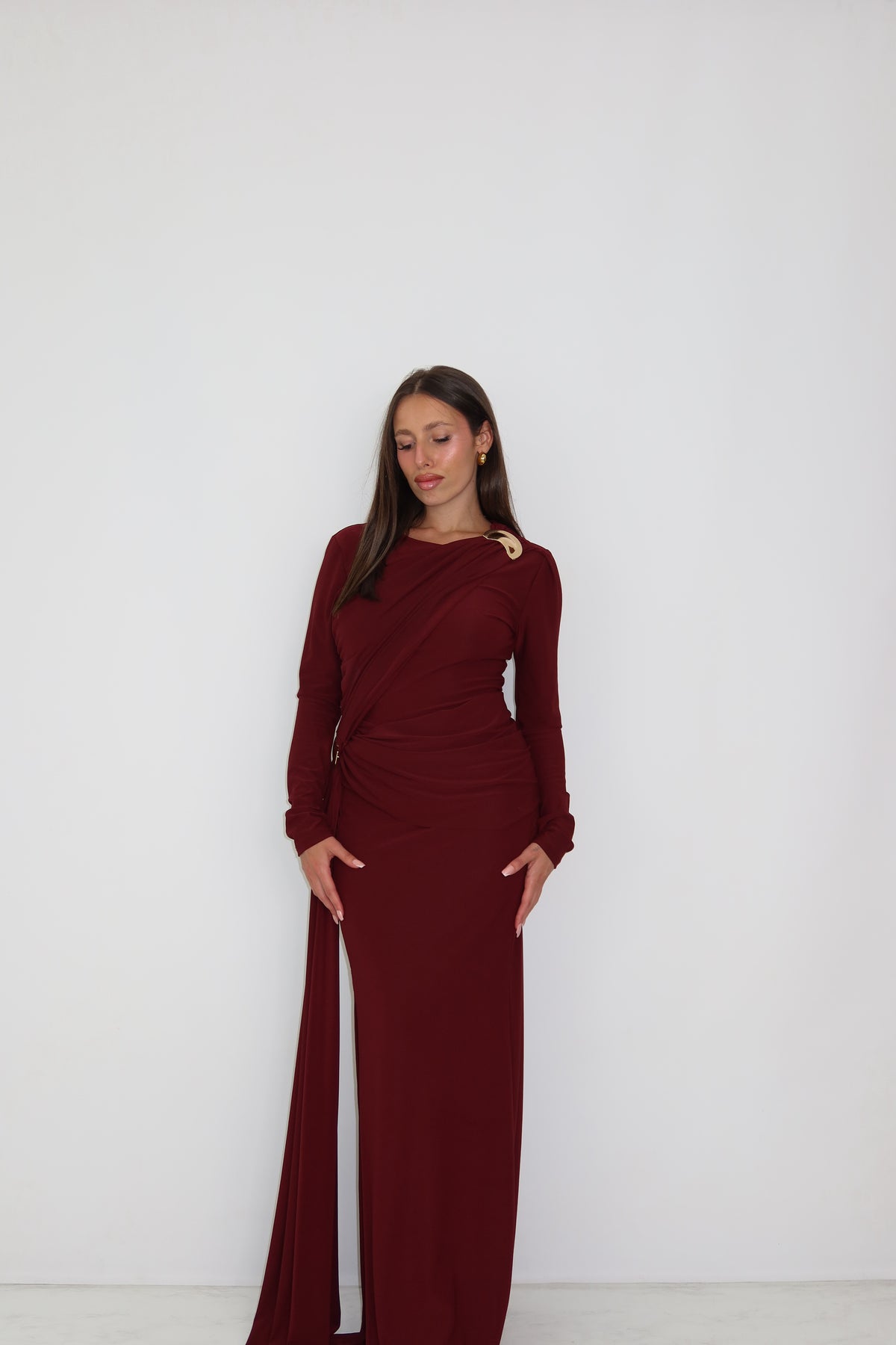 Vestido Arya Granate