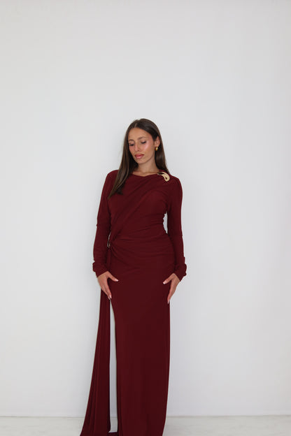Vestido Arya Granate