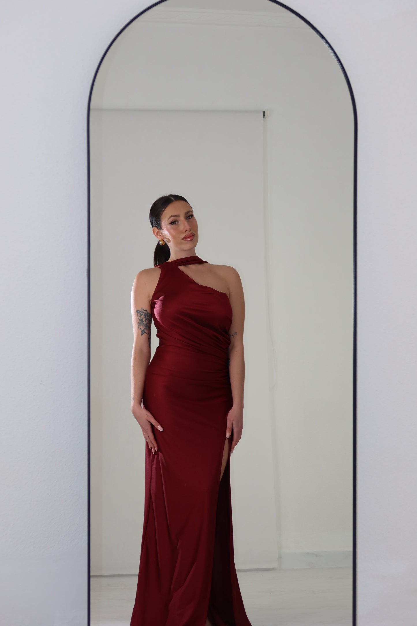 Vestido Maisah Granate