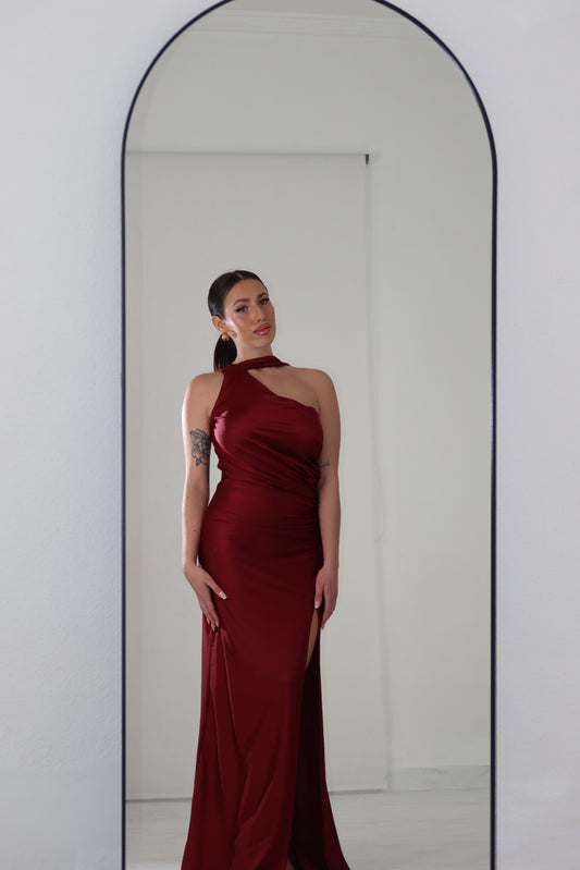 Vestido Maisah Granate