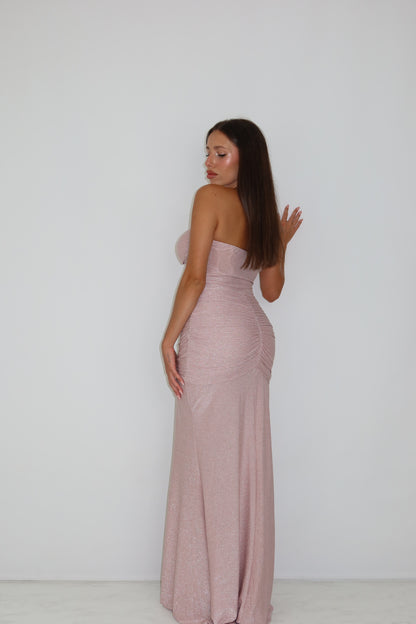 Vestido Leia Rosa